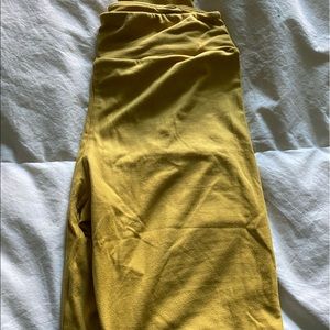 Lularoe Solid Mustard Leggings